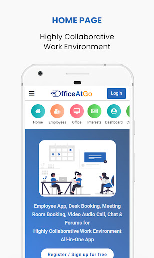 Android application Office At Go screenshort