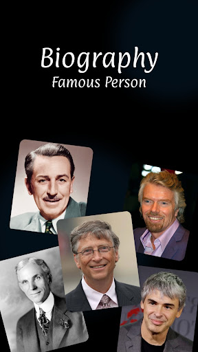 Android application Biography Famous Personalities screenshort