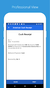 American Cash Receipt