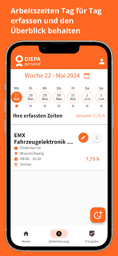 Android application DIEPA Personal screenshort