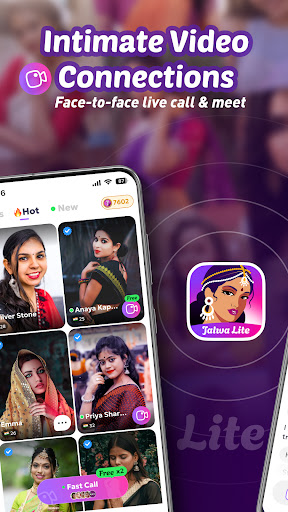 Jalwa lite-Indian Video Chat Screenshot 1 - AppWisp.com