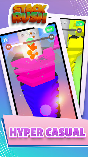 Android application Stack Rush - Casual Game screenshort