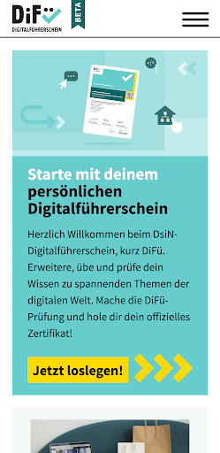 Android application Digitalführerschein screenshort