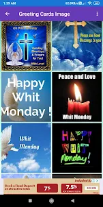 Happy Whit Monday:Greetings, G