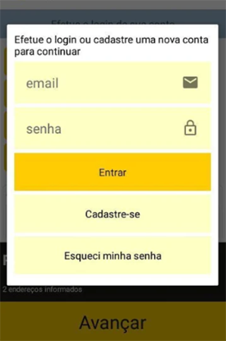 Android application Mastter Delivery - Cliente screenshort