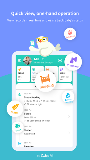 Screenshot of Baby Tracker & Diary - CuboAi