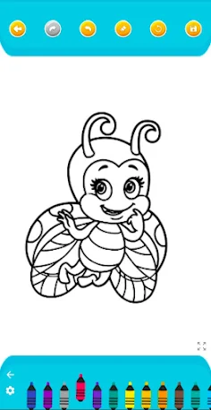 Cartoon Ladybug Coloring - Screenshot 3