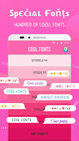 screenshot of Cool Fonts