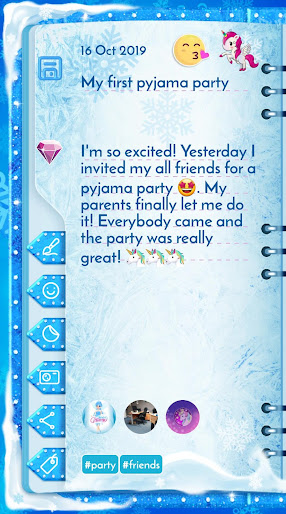 Winter Princess Diary: Lock screenshot 12
