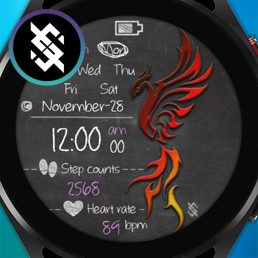 BFF20- Blackboard Art Phoenix logo