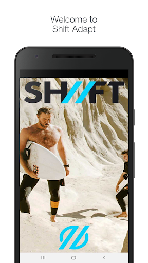 Android application Shift Adapt screenshort