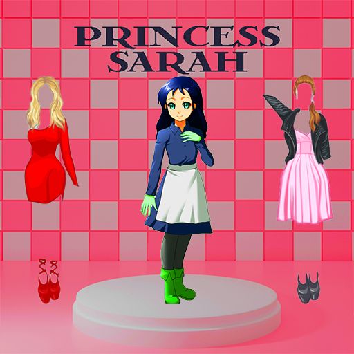Princess Sarah dress up game logo