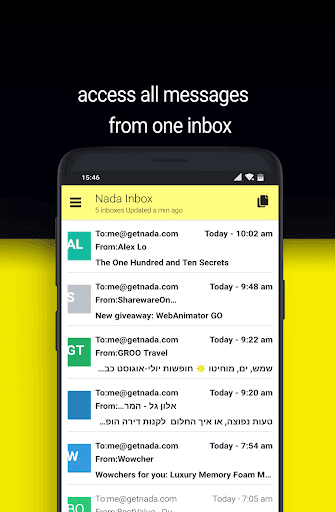 inboxes temp mail - by nada Screen 3