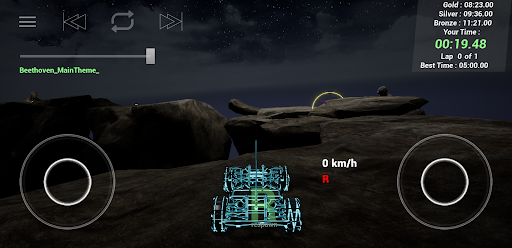 Android application Unreal Racing Sky screenshort