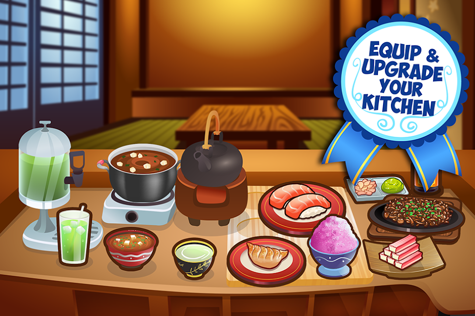 #4. My Sushi Shop: Food Game (Android) 由: Tapps Games