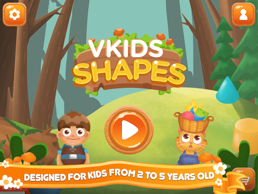 Screenshot of Vkids Shapes & Colors Learning
