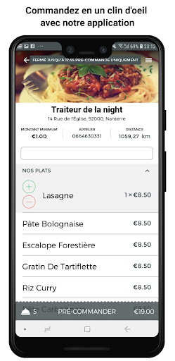 Traiteur de la night Screen 2