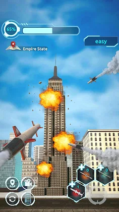 City Demolish: Rocket Smash! - Screenshot 1