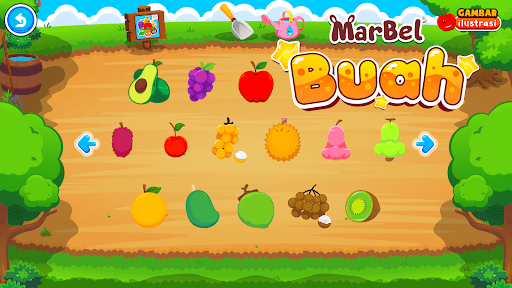 Screenshot of Marbel Belajar Buah