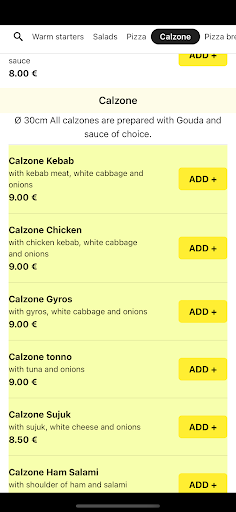 Jade Pizzeria Screen 3
