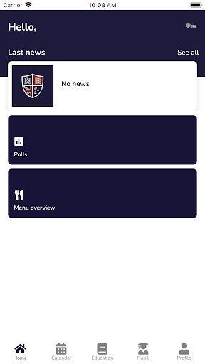 Android application LvivBritish School screenshort