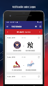 Imágen 2 Calendario MLB 2022 android