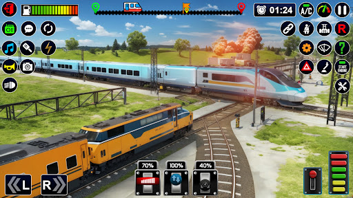 Android application Train Simulator Railway Game screenshort