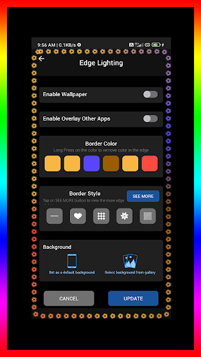 Edge Lighting -LED Borderlight Screen 3