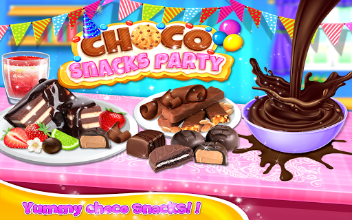 Android application Choco Snacks Dessert Party screenshort