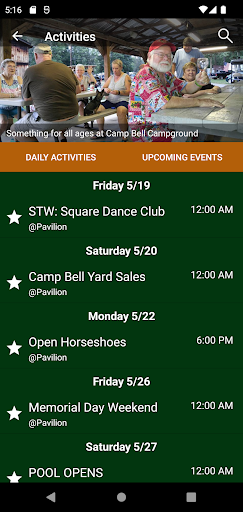 Camp Bell Campground Screen 2