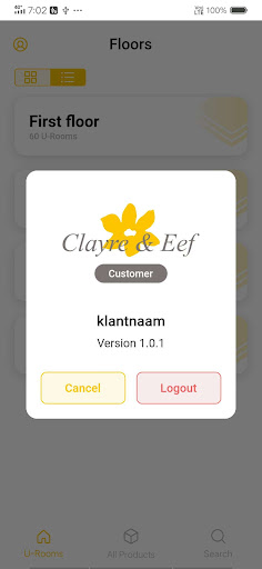 Clayre & Eef Finder Screen 2