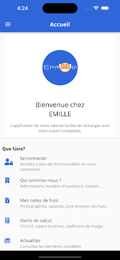 Android application EMILLE screenshort