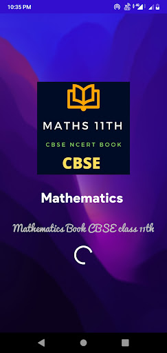 Android application Maths Book Class 11th screenshort