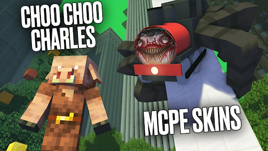 Choo Choo Charles MCPE Skins