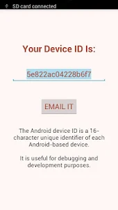 Encontre Android Device ID