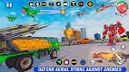 screenshot of Army Truck Robot Car Game 3d