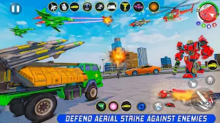 Army Truck Robot Car Game 3d - Screenshot 2