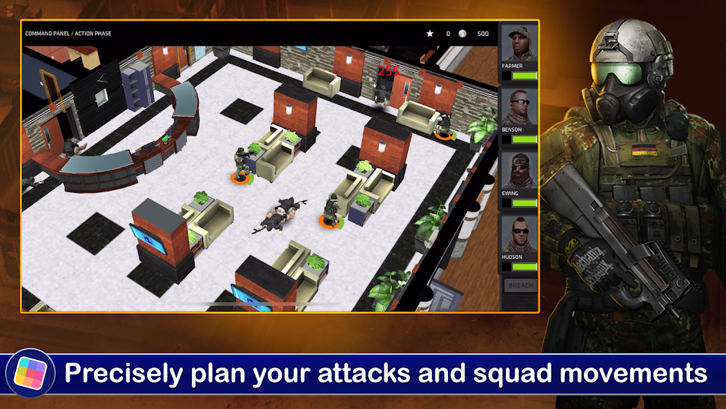 Breach & Clear: Tactical Ops 2.4.211 APK + Мод (Unlimited money) за Android