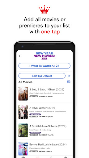 Hallmark Movie Checklist Screen 2