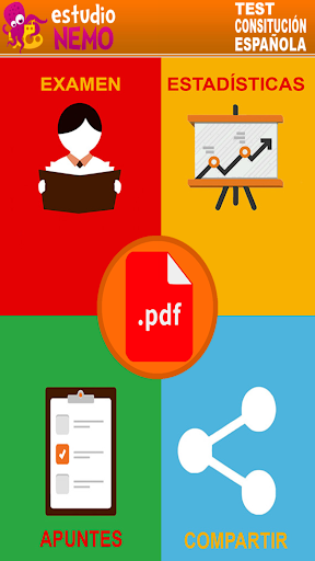 Android application Test Constitución Española + screenshort
