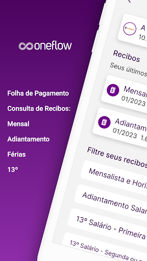 Android application OneFlow screenshort