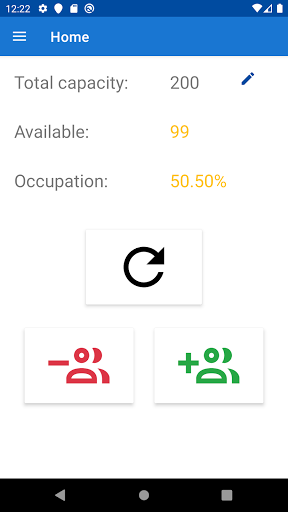 Smart capacity counter Screen 2