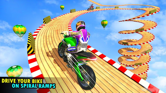 Mega Ramp Spiral Bike Stunt Racing Games-Bike Game(圖5)-速報App