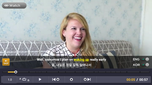 Android application 리얼트레이닝 - 국내어학연수 프로그램 screenshort