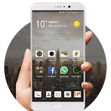 White Huawei Mate9 icon