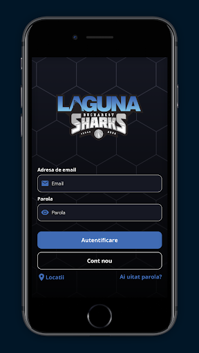 Android application Laguna Sharks screenshort