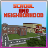 School and Neighborhood Map for Mcpe icon