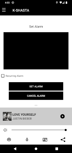 Android application KSHASTA 104.3 screenshort
