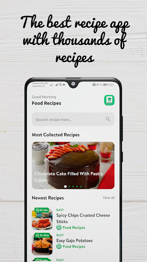 Android application Homemade Cooking Recipes screenshort