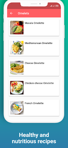 Screenshot of Breakfast Recipes offline